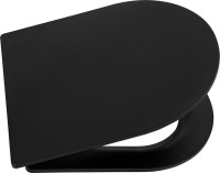 Комплект Унитаз подвесной BelBagno Colorato BB062CHR-MB матовый черный + Крышка BB062SC-MB матовая черная + Инсталляция TECE Now 9400414 4 в 1 с кнопкой смыва