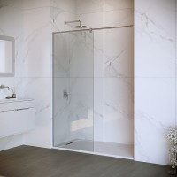 Душевая перегородка RGW Walk In WA-033 80 см, со штангой 200 см, стекло прозрачное 6 мм