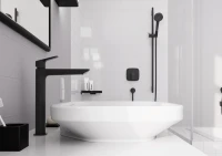 Смеситель для раковины Hansgrohe Logis 240 Fine 71258670 матовый черный Смеситель для раковины Hansgrohe Logis 240 Fine 71258670 матовый черный