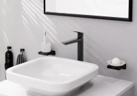 Смеситель для раковины Hansgrohe Logis 240 Fine 71258670 матовый черный Смеситель для раковины Hansgrohe Logis 240 Fine 71258670 матовый черный