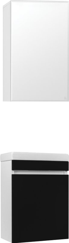 Тумба под раковину Style Line Compact 40 Люкс, черная