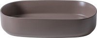 Накладная раковина Allen Brau Fantasy Oval 55x36, коричневая