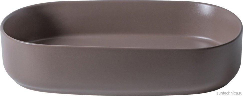 Накладная раковина Allen Brau Fantasy Oval 55x36, коричневая