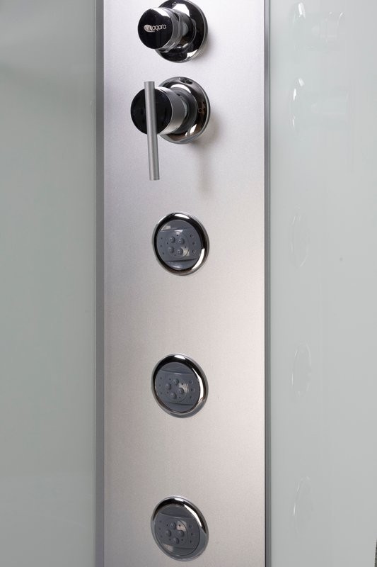 Душевая кабина Niagara Classic NG-2310-14LBKTG 120х80 см, без крыши, с гидромассажем и тропическим  душем