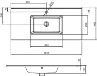 Тумба с раковиной Jacob Delafon Ola 100 белый блестящий Тумба с раковиной Jacob Delafon Ola 100 белый блестящий