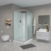 Душевая кабина Niagara Classic NG-43185-14QBK 110х80 см, без крыши