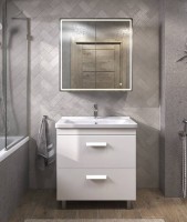 Тумба с раковиной Vigo Nova 80 2 ящика