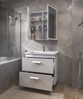 Тумба с раковиной Vigo Nova 80 2 ящика