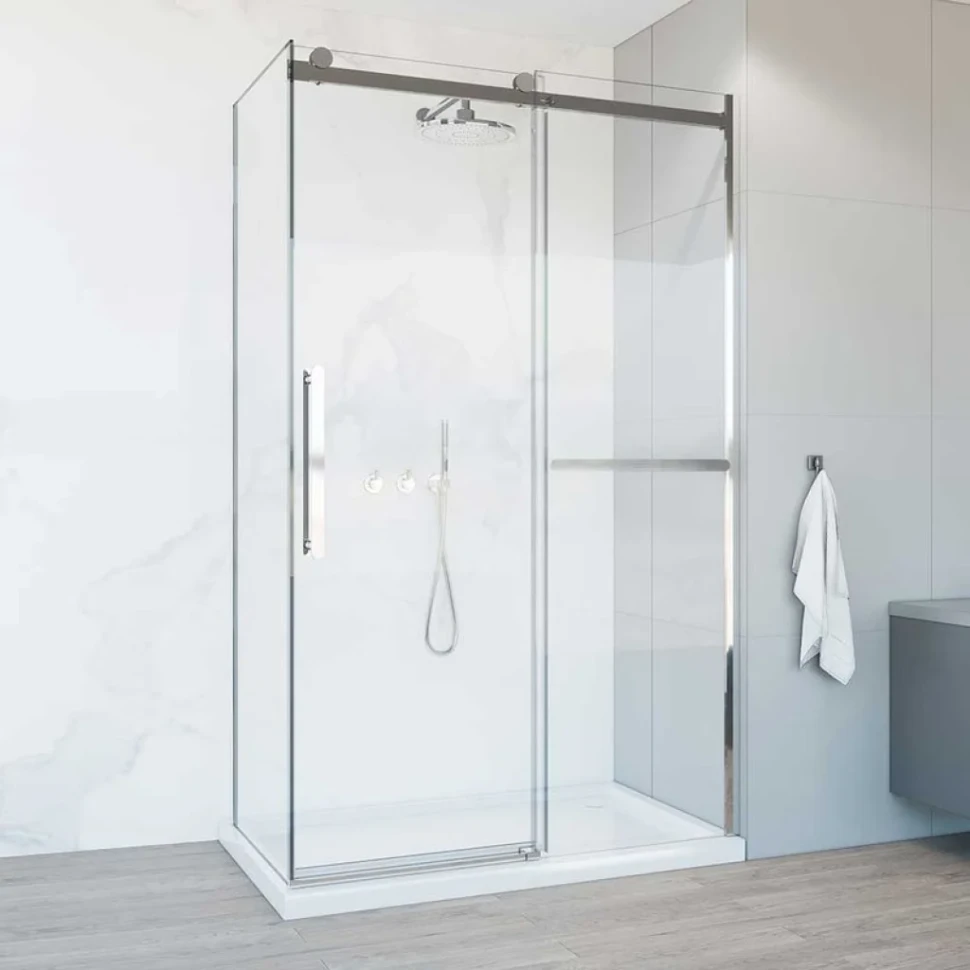 Душевой уголок Vincea Como Soft VSR-1CS9012CL 120x90 см профиль хром, стекло прозрачное