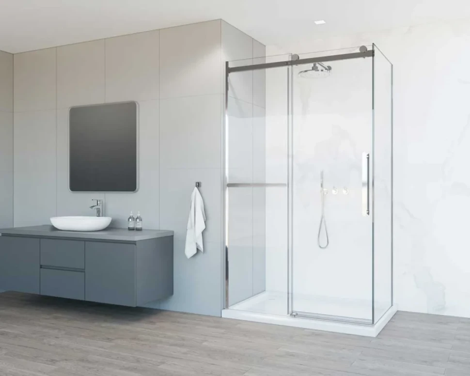 Душевой уголок Vincea Como Soft VSR-1CS9012CL 120x90 см профиль хром, стекло прозрачное