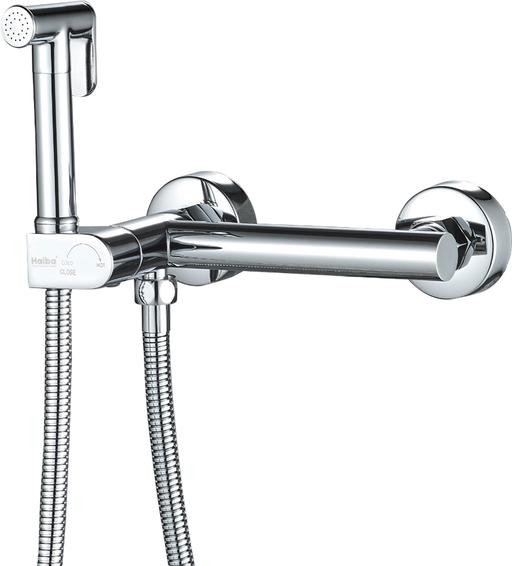 Гигиенический душ Haiba HB5514, со смесителем, хром