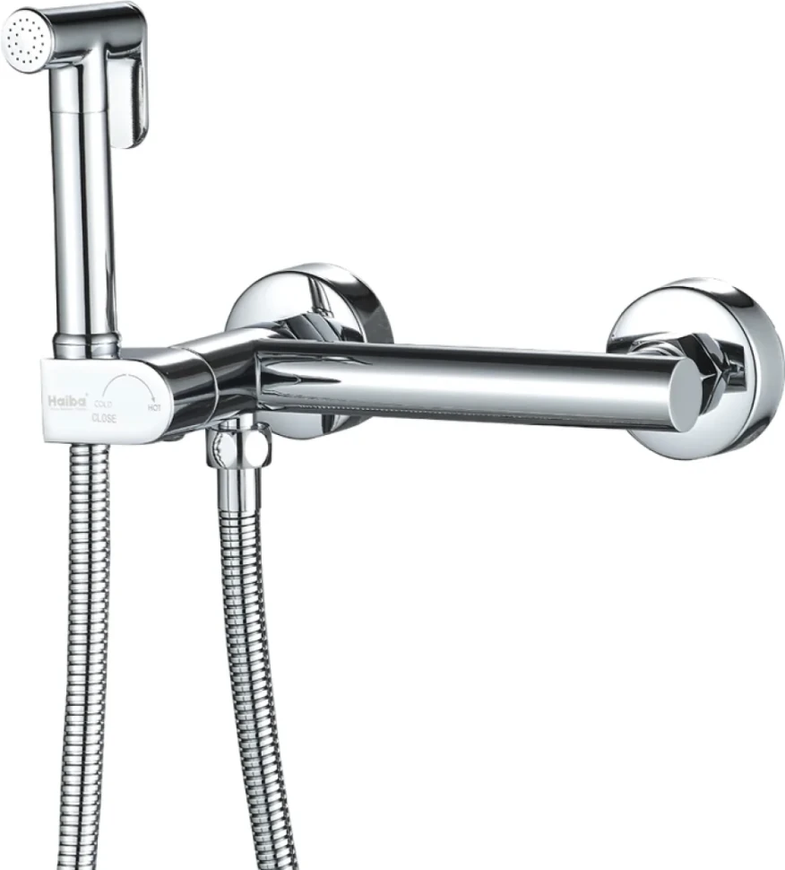 Гигиенический душ Haiba HB5514, со смесителем, хром
