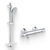 Душевой комплект Термостат Grohe Grohtherm 34793000 для душа + Гарнитур Euphoria 110 Massage 27243001
