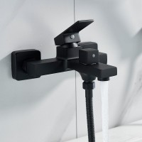 Смеситель для ванны с душем Shevanik S9602H черный
