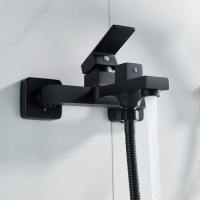 Смеситель для ванны с душем Shevanik S9602H черный