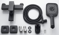 Смеситель для ванны с душем Shevanik S9602H черный