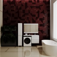 Мебель для ванной комнаты Style Line Даллас 120 Люкс Plus подвесная, белая R