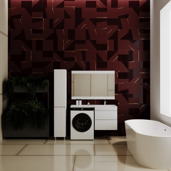 Мебель для ванной комнаты Style Line Даллас 120 Люкс Plus подвесная, белая R