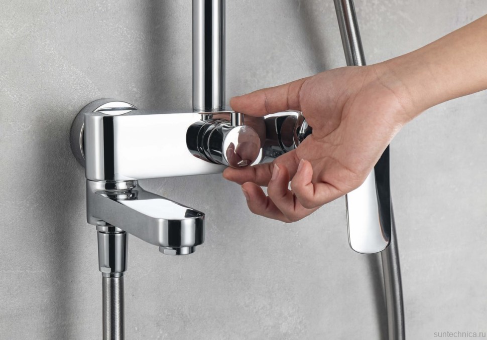 Душевая стойка AQUATEK AQ2040CR хром