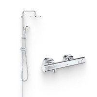 Душевой комплект Термостат Grohe Grohtherm 800 Cosmopolitan 34765000 + Стойка New Tempesta Cosmopolitan 27394002