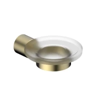 Мыльница Abber Osten 316 AA185A8BG настенная, стеклянная, золотая Мыльница Abber Osten 316 AA185A8BG настенная, стеклянная, золотая