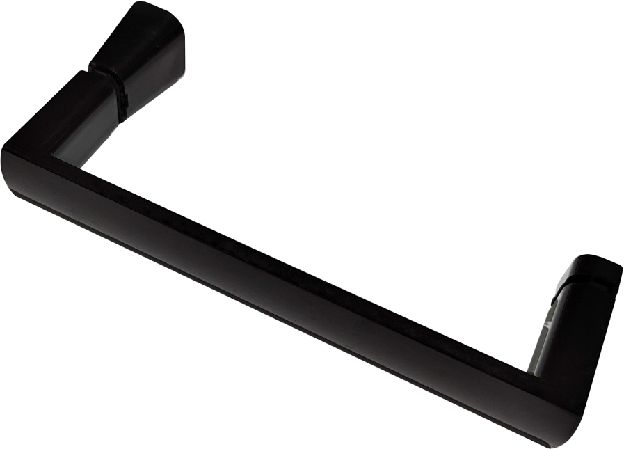 Душевая дверь в нишу Abber Schwarzer Diamant AG30100B5 100 см, профиль черный, стекло прозрачное