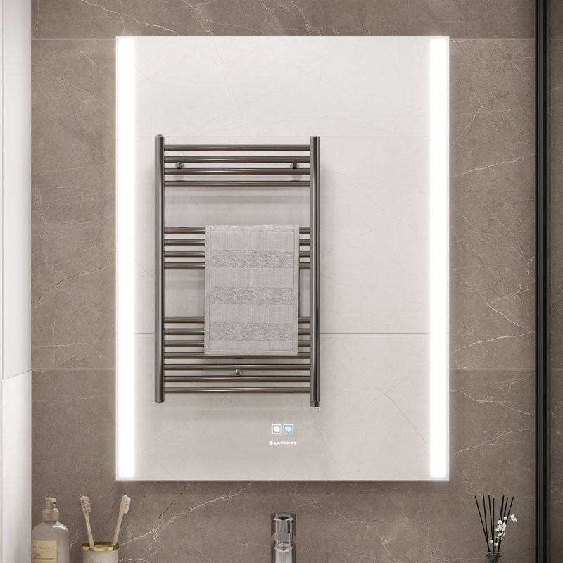 Зеркало Laparet Electra 60х80 с подсветкой, диммером, с функцией антизапотевания