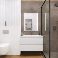 Зеркало Laparet Electra 60х80 с подсветкой, диммером, с функцией антизапотевания