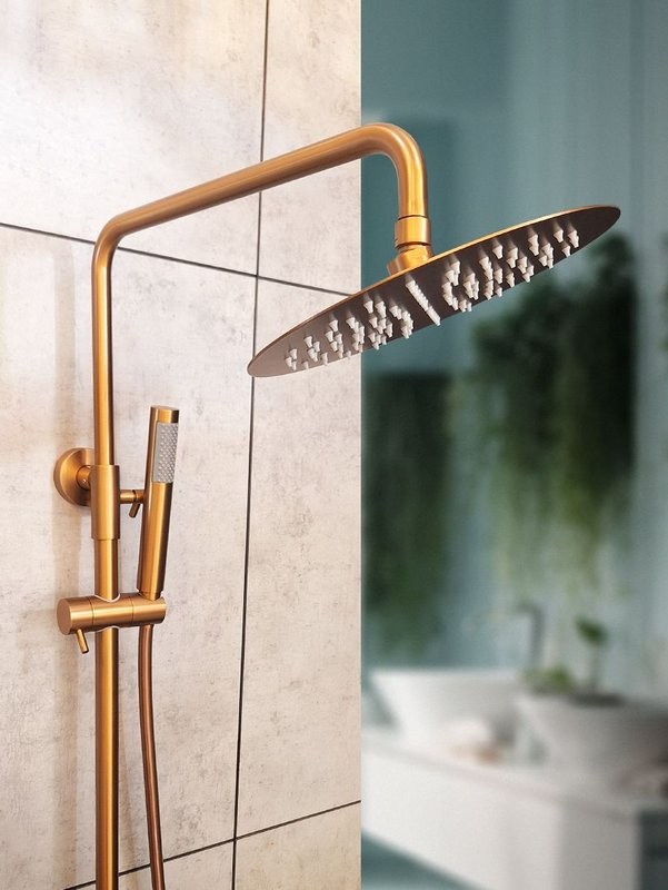 Душевая стойка AltroBagno Unione AltroBagnoUnione030211BC матовая медь