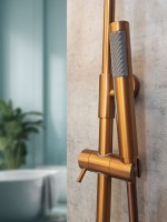 Душевая стойка AltroBagno Unione AltroBagnoUnione030211BC матовая медь