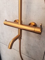 Душевая стойка AltroBagno Unione AltroBagnoUnione030211BC матовая медь