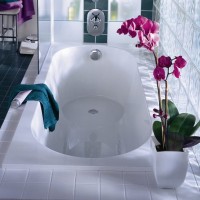 Акриловая ванна Villeroy & Boch Libra UBQ180LIB2V-01 180x80 см, встраиваемая, цвет альпийский белый, на ножках