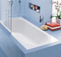 Акриловая ванна Villeroy & Boch Libra UBQ180LIB2V-01 180x80 см, встраиваемая, цвет альпийский белый, на ножках