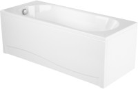 Акриловая ванна Cersanit Nike 150x70 см, пристенная, ультрабелая, с каркасом