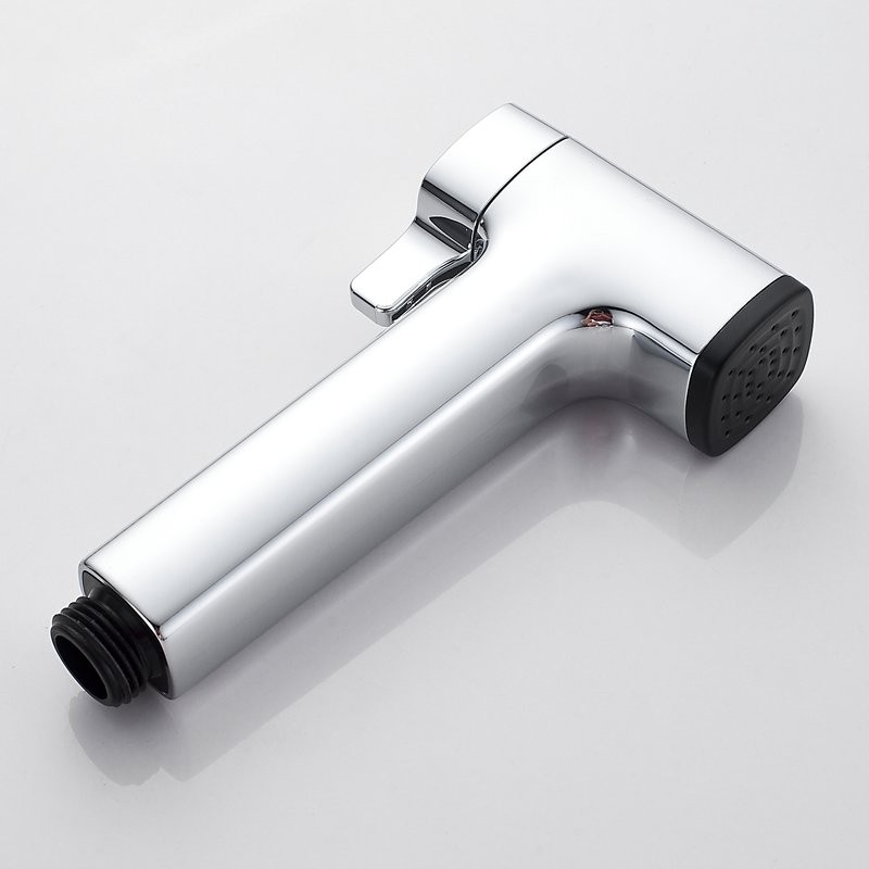 Гигиенический душ Rose R1505F-2 со смесителем, С ВНУТРЕННЕЙ ЧАСТЬЮ, белый,хром