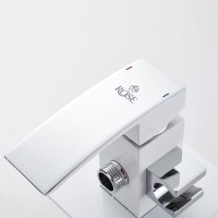 Гигиенический душ Rose R1505F-2 со смесителем, С ВНУТРЕННЕЙ ЧАСТЬЮ, белый,хром