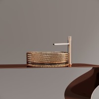 Накладная раковина Ceramicanova Cristal CN6058 бежевая