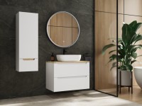 Тумба с раковиной Style Line Бали 80 подвесная, белый софт