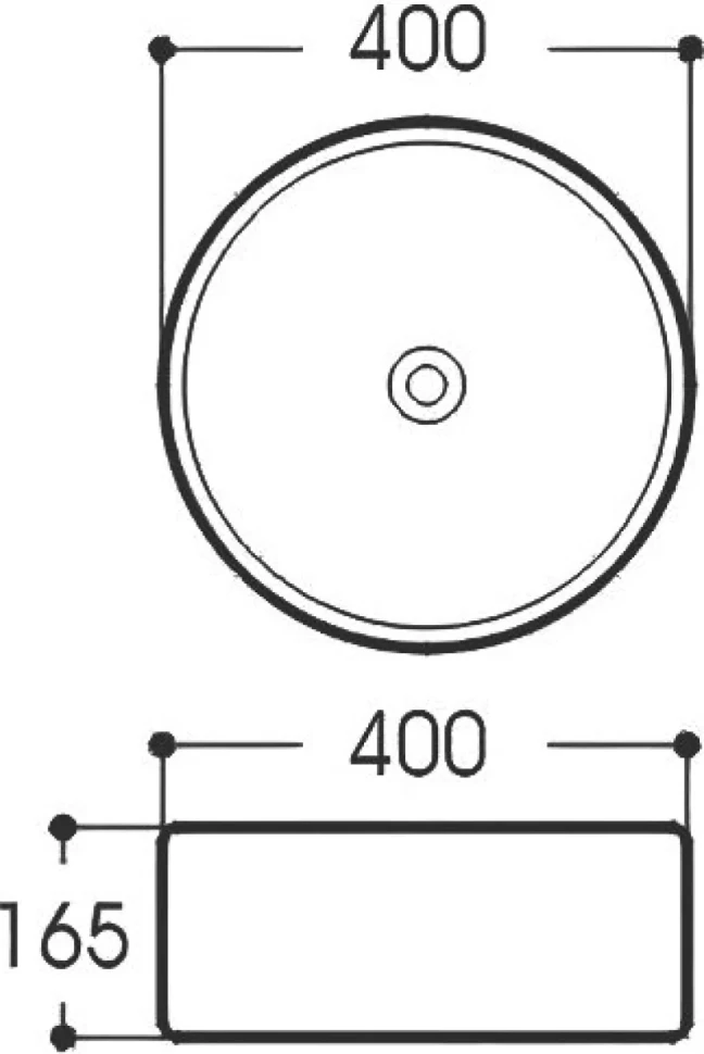 Накладная раковина AQUATEK AQ5118-00 глянцевая белая