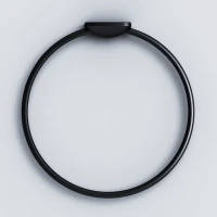 Держатель для полотенец AM.PM Inspire 2.0 A50A34422 черный, кольцо Держатель для полотенец AM.PM Inspire 2.0 A50A34422 черный, кольцо