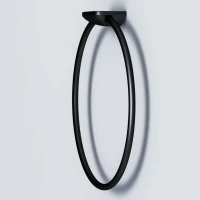 Держатель для полотенец AM.PM Inspire 2.0 A50A34422 черный, кольцо Держатель для полотенец AM.PM Inspire 2.0 A50A34422 черный, кольцо