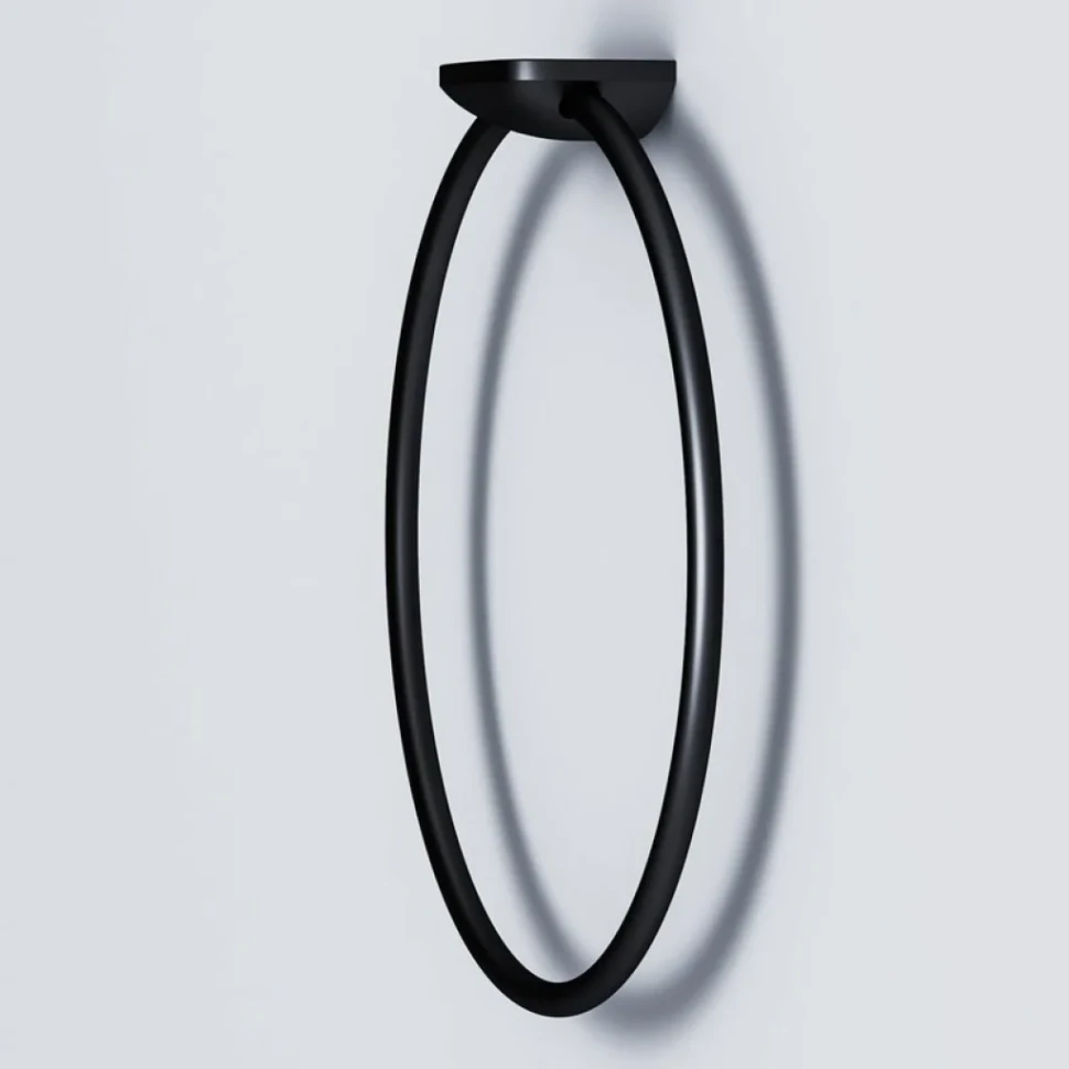 Держатель для полотенец AM.PM Inspire 2.0 A50A34422 черный, кольцо