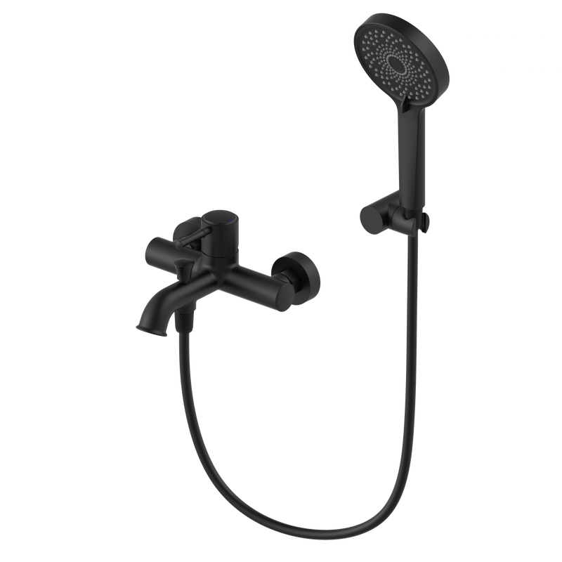 Смеситель для ванны с душем Wonzon & Woghand WW-88037073-MB матовый черный