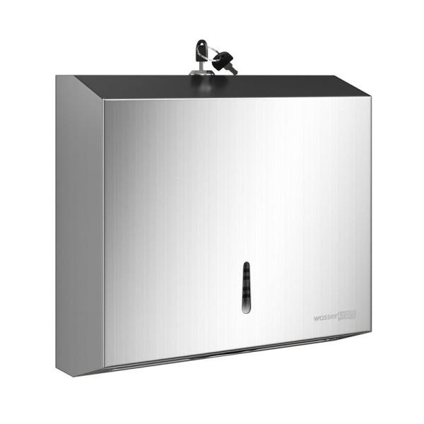 Диспенсер бумажных полотенец Wasserkraft 10091 никель