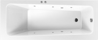 Акриловая ванна Excellent Ava WAEX.AVA17.SOFT 170x70 см, левая, встраиваемая, с гидромассажем, белая, с каркасом, со сливом-переливом