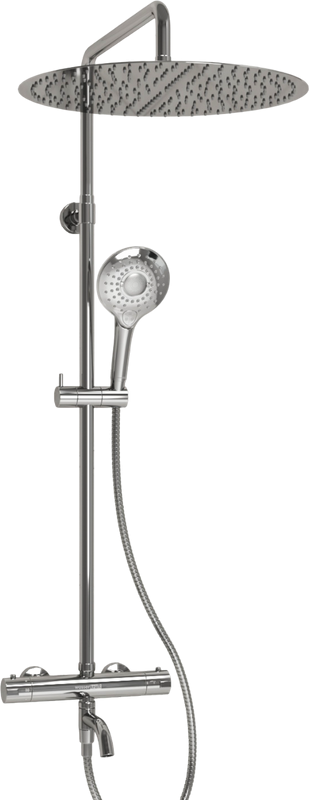 Душевая стойка Wasserkraft Berkel A188.117.101.010.CH Thermo с термостатом, хром