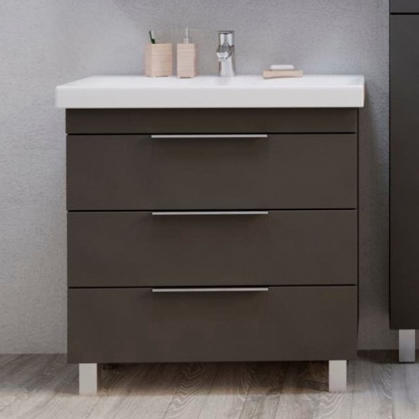 Тумба под раковину 1MarKa Gaula 60Н black