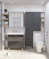 Тумба под раковину 1MarKa Gaula 60Н black
