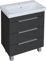 Тумба под раковину 1MarKa Gaula 60Н black