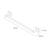 Полотенцедержатель Fixsen Lux Satin 16001 Полотенцедержатель Fixsen Lux Satin 16001